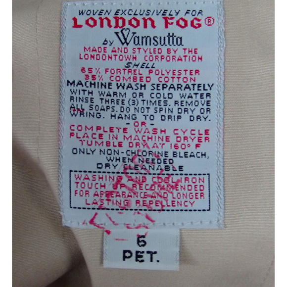 Vintage London Fog Rain Coat with Wool Liner - Picture 7 of 9